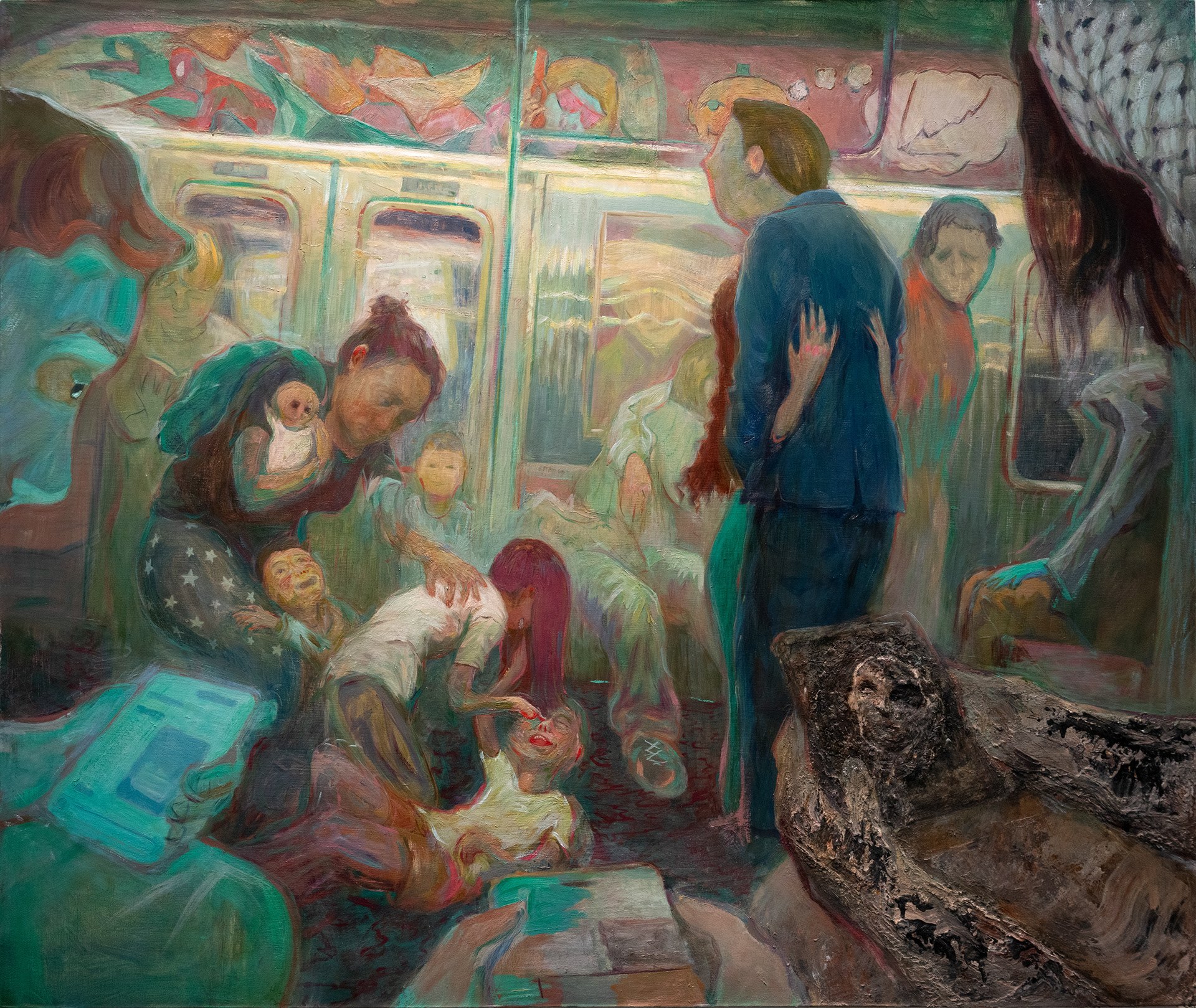 On the Q train thinking about Doritos